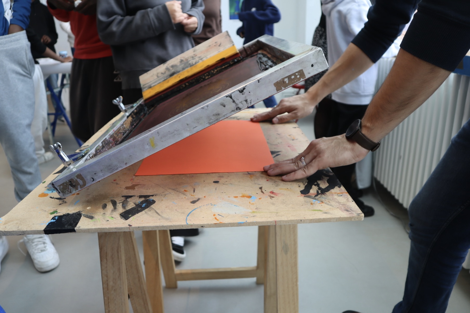 Sérigraphie avec Mehdi Boubekeur - Atelier 123 Sommeil